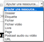 Ressources Moodle