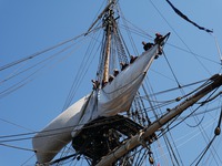 Marins sur un bateau
