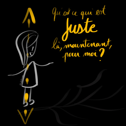 Changement de posture - Juste présent là maintenant moment présent