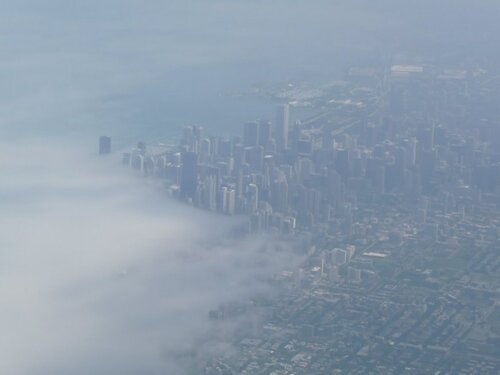 Chicago vue du ciel, par E. Liard (CC BY)