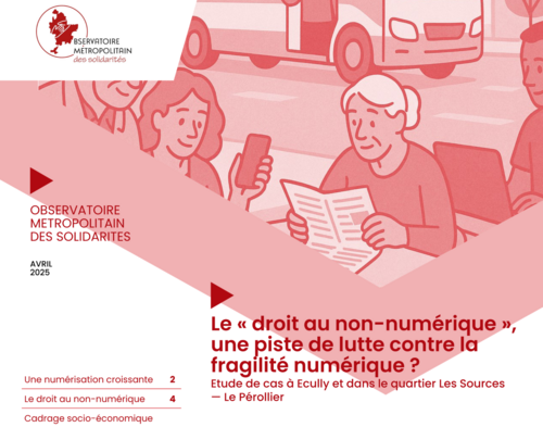 Image de couverture de l'étude de cas titrant : Le « droit au non-numérique », une piste de lutte contre la fragilité numérique ?Etude de cas à Ecully et dans le quartier Les Sources — Le Pérollier