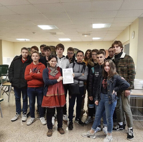 eleves lycee pro charte ecocitoyenne